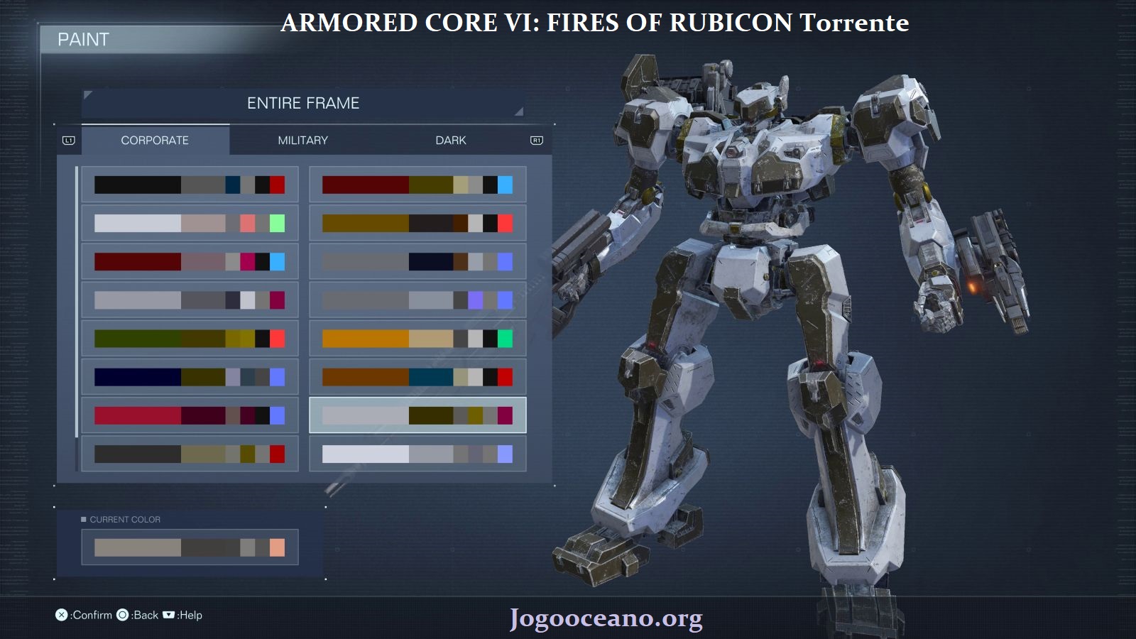 ARMORED CORE VI FIRES OF RUBICON Character Paint